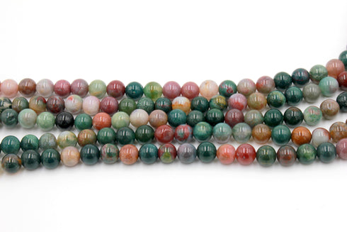 Fancy Jasper Gemstone Beads, 6mm, Round